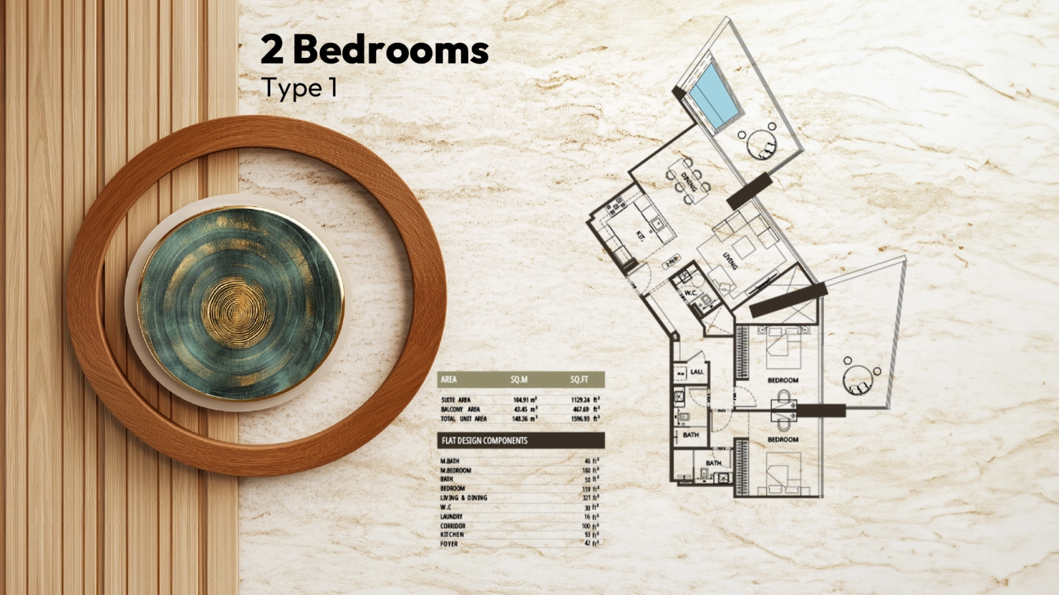2 BR - Type B